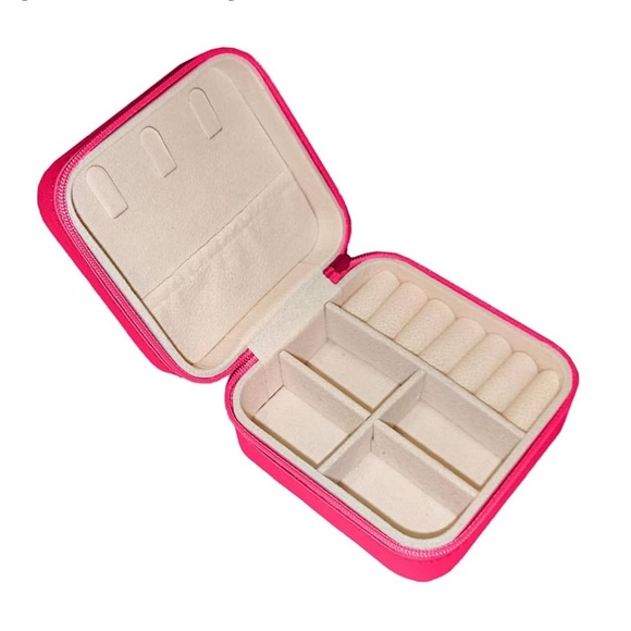 Small Jewelry Box, Travel Ring, Earring, Necklace, Bracelet Organizer New - Picture 2 of 5